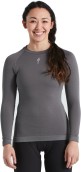 Dámske funkčné tričko s dlhým rukávom Specialized Women's Seamless Baselayer LS - grey