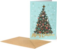 Vianočné prianie Legami Christmas Greeting Cards - 11,5X17 - Xmas Tree