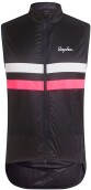 Pánska zateplená cyklistická vesta Rapha Mens Brevet Insulated Gilet - Dark Navy / Hi-Vis Pink / Silver